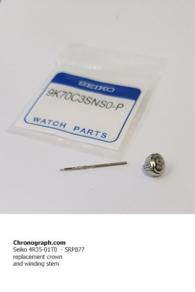 SRPB77 crown and winding stem