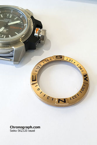 Seiko SKZ320 bezel