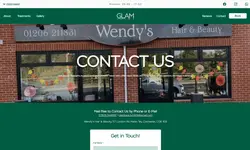 Contact Us Page of the Beauty Salon Glam Beauty Treatments, located in Marks Tey, Colchester