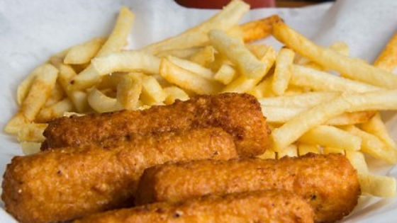 Fried Mozzarella and Fries