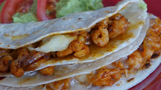 Corn Quesadilla de Camaron