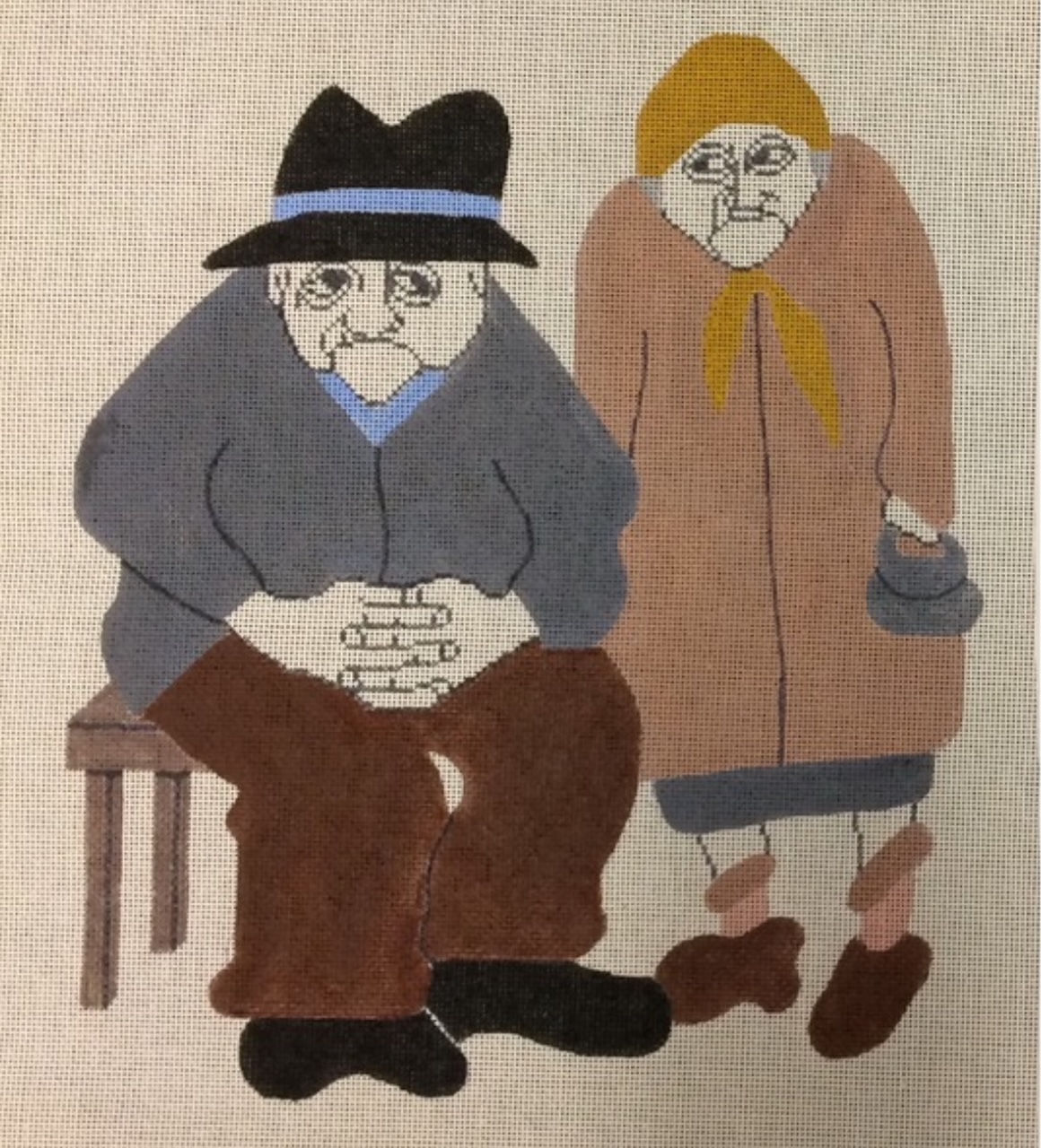 YOUNG AT HEART COUPLE by Rachel