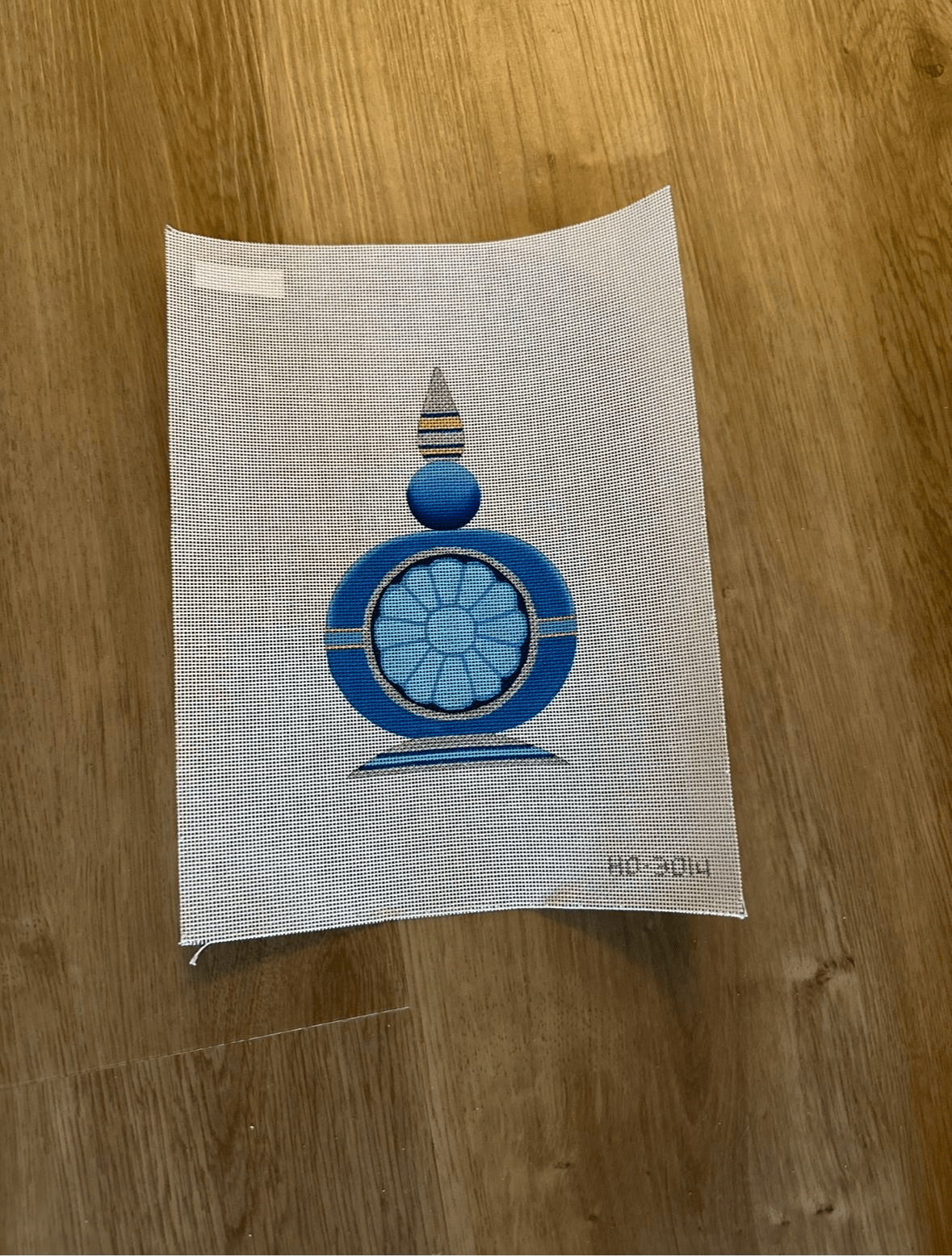 Hanukkah Blue Finial #8 by Raymond Crawford Designs