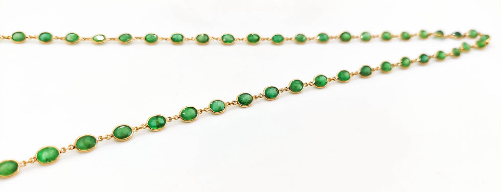 Thumbnail: Minimal & Rich Emerald Necklace