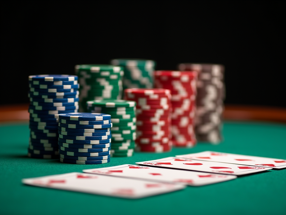 poker chips representing southeast hold em night at the grove