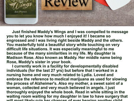 My favourite kind of #BookReview ~ Maddy's Wings