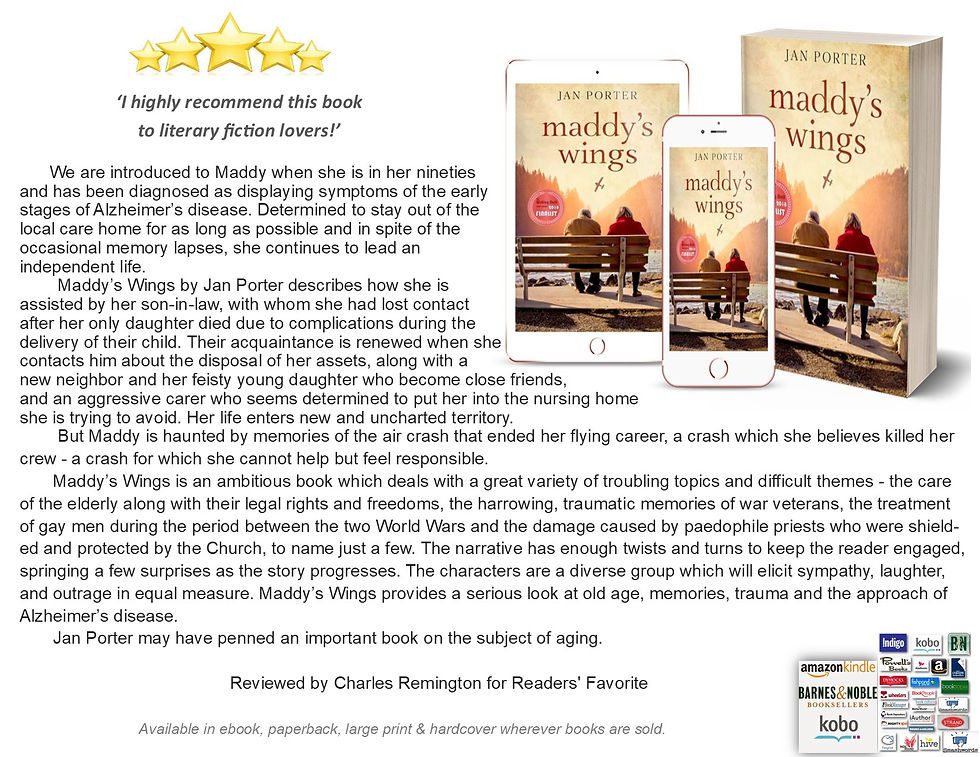 full #BookReview 2024 #MaddysWings #ReadersFavorite #literaryfiction #5stars, #award #must