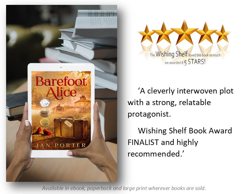 Barefoot Alice #literaryfiction #BookReview 4 #5stars Wishing Shelf Book #Awards #mustread
