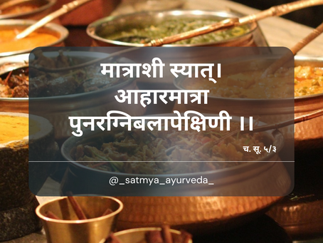 Ideal quantity of food according to Ayurveda