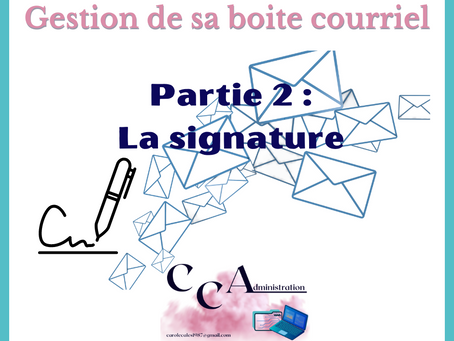La signature dans vos courriels