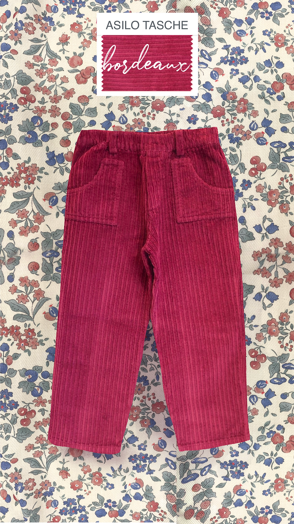 Miniatura: Pantalone asilo velluto costa larga Inverno 2025