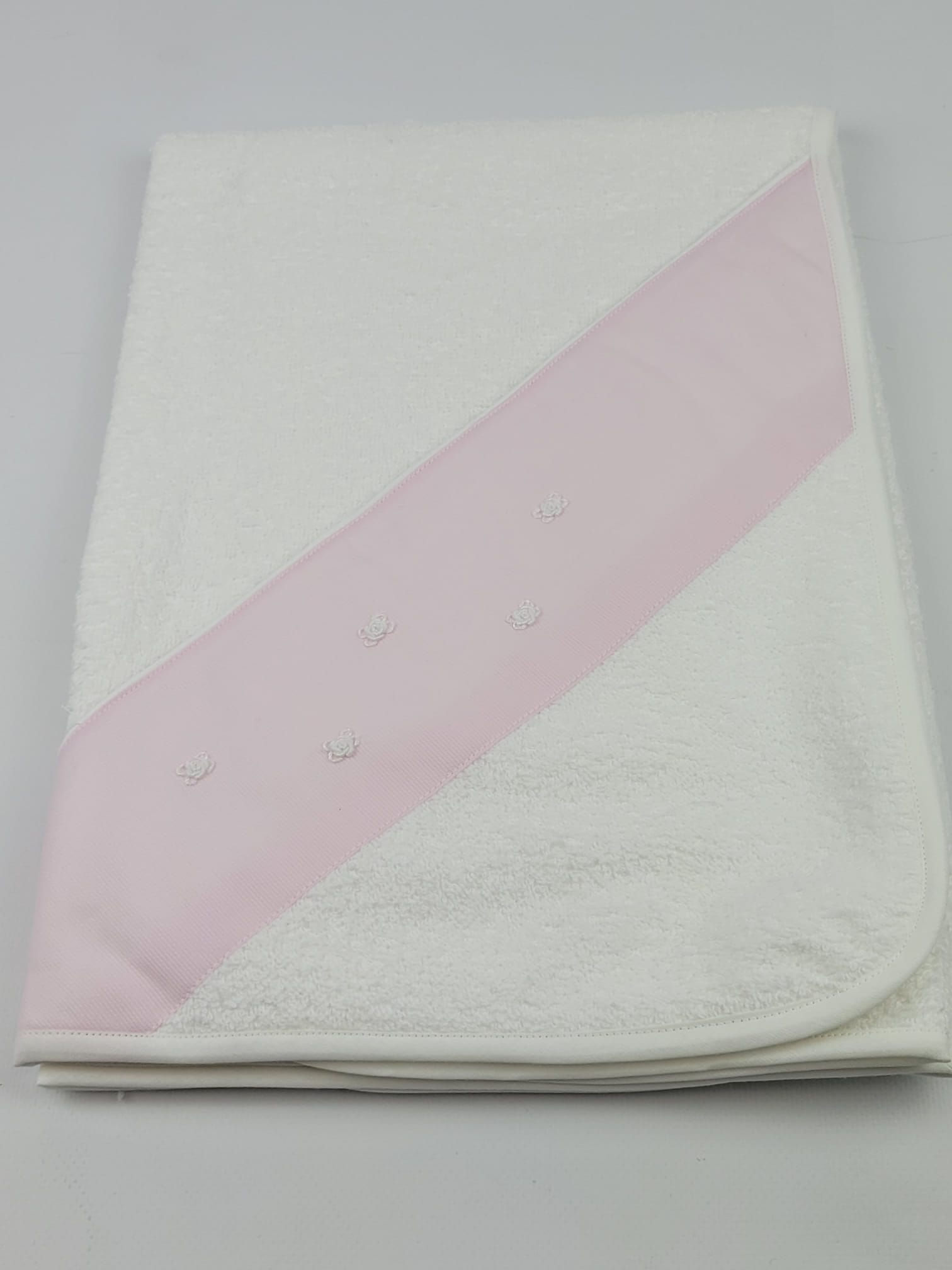 Asciugamano a triangolo con roselline