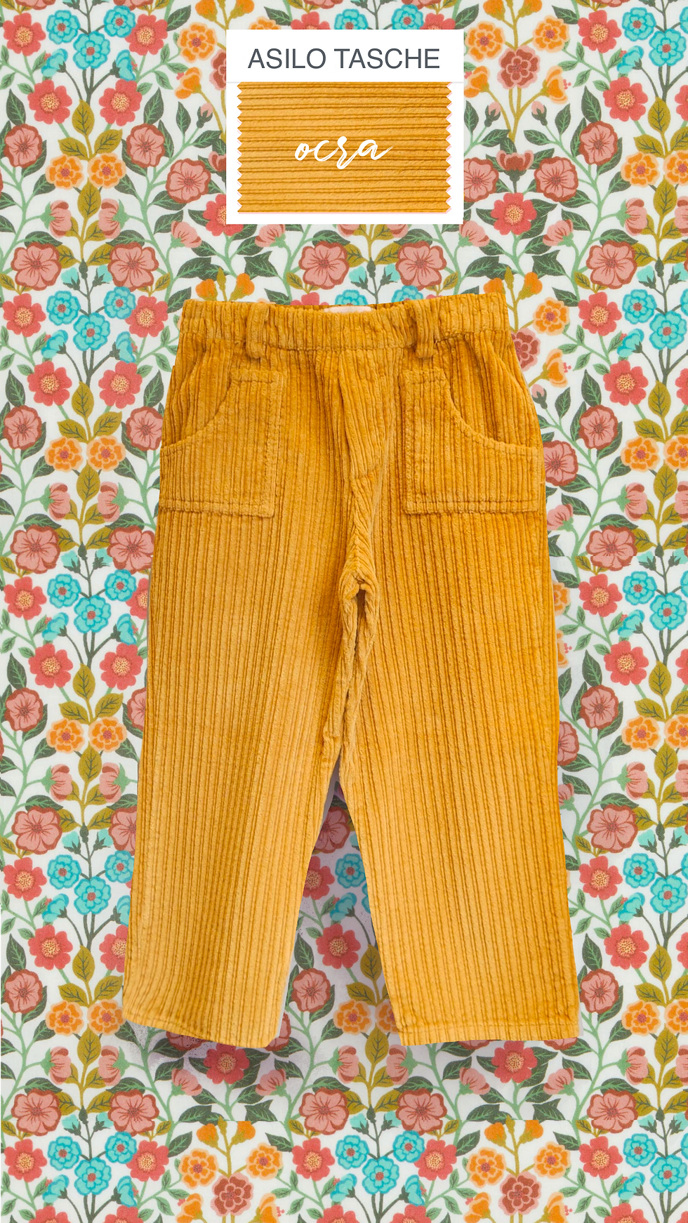 Miniatura: Pantalone asilo velluto costa larga Inverno 2025