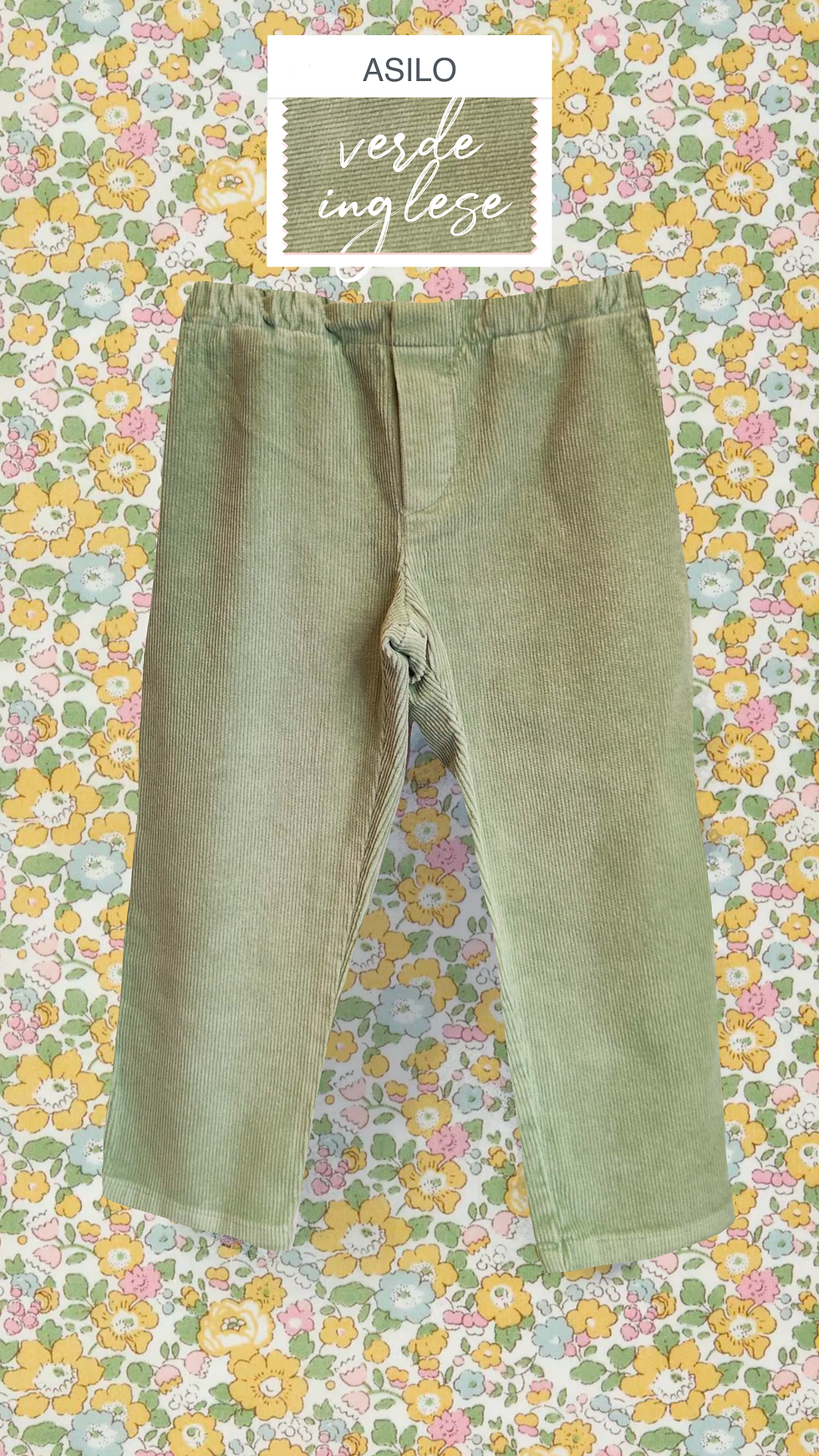 Miniatura: Pantalone asilo in velluto Inverno 2025