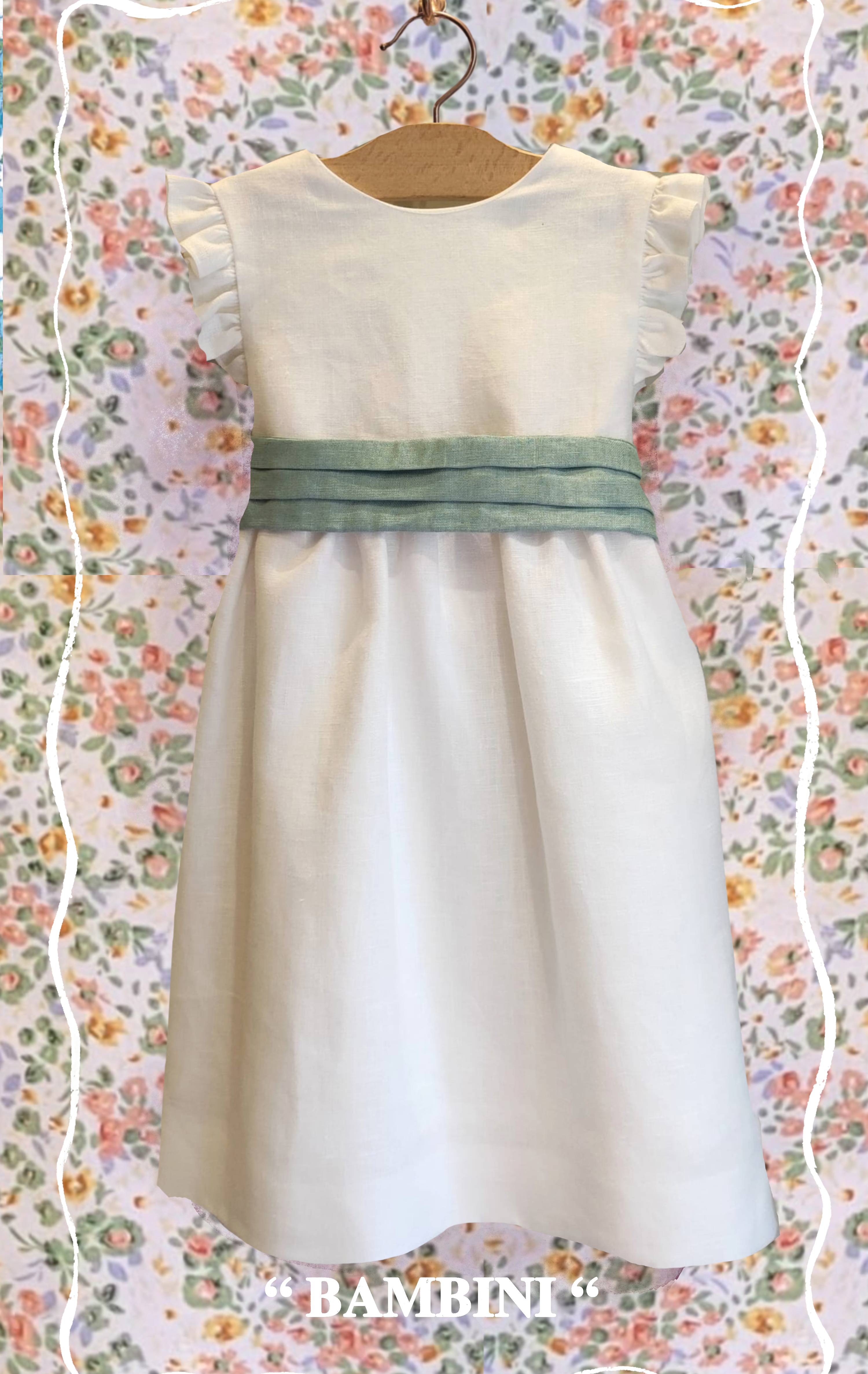 Abito in lino con aletta Estate 2025