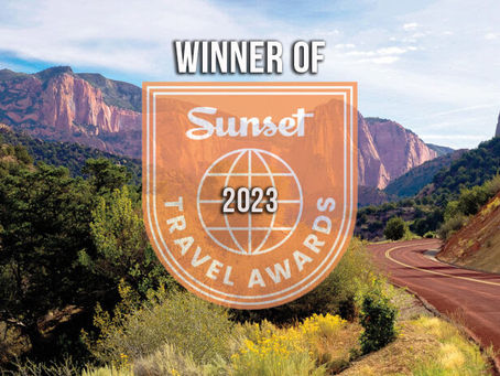 We Are Proud Winners Of The 2023 Sunset Travel Awards!