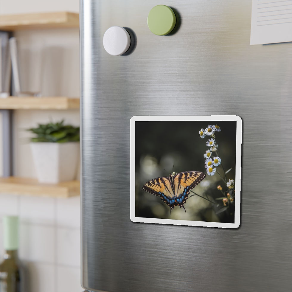 Thumbnail: Swallowtail Die-Cut Magnet by JHP
