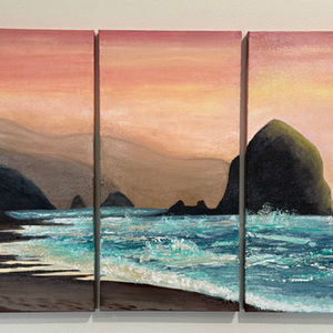 Haystack Rock Sunset