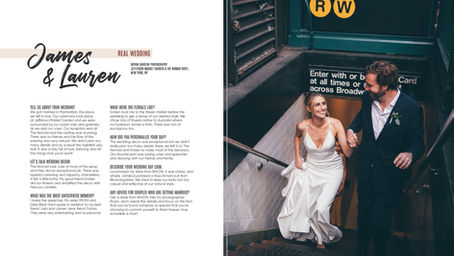 Betrothed Magazine Feature - Lauren and James