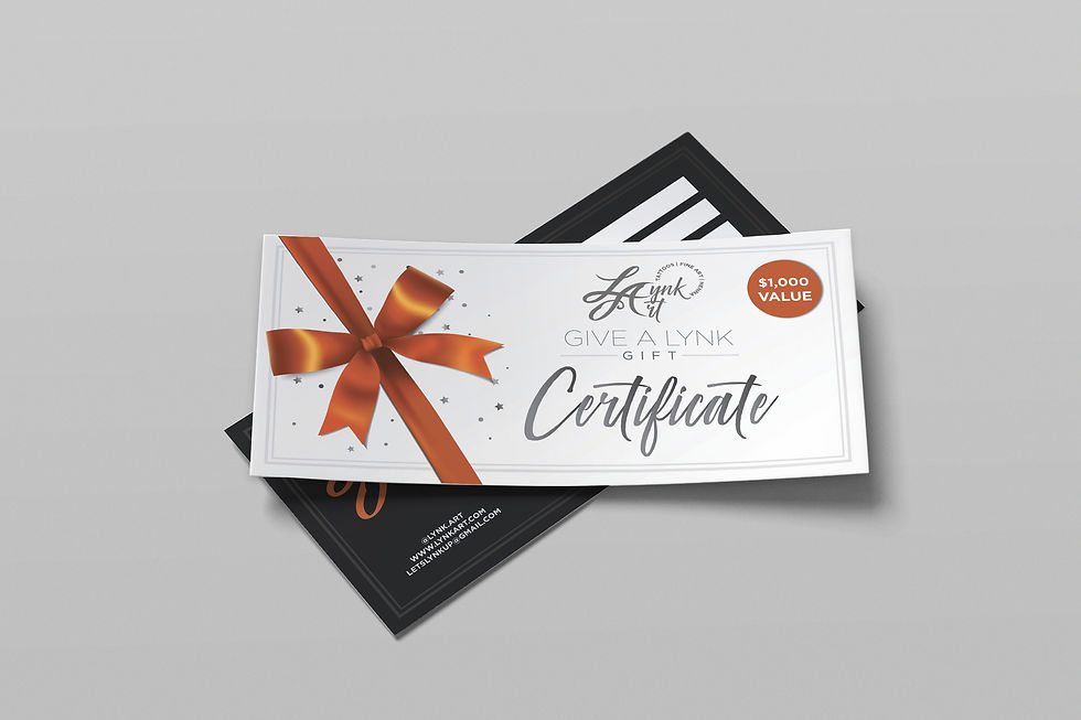 $1,000 Lynk Art Gift Certificate