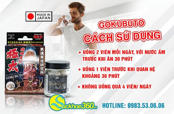 Cách sử dụng Gokubuto đúng để đạt hiệu quả cao nhất