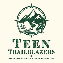 outdoor education, teen trailblazer logo