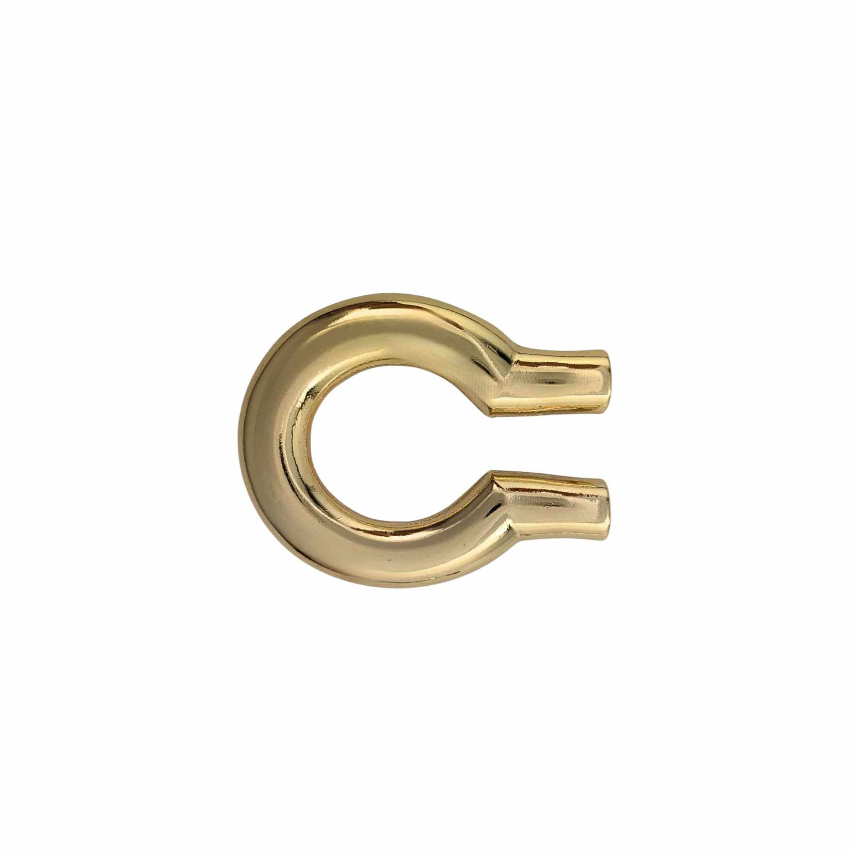 APLIQUE ASSIMÉTRICO DOURADO TEXTURIZADO