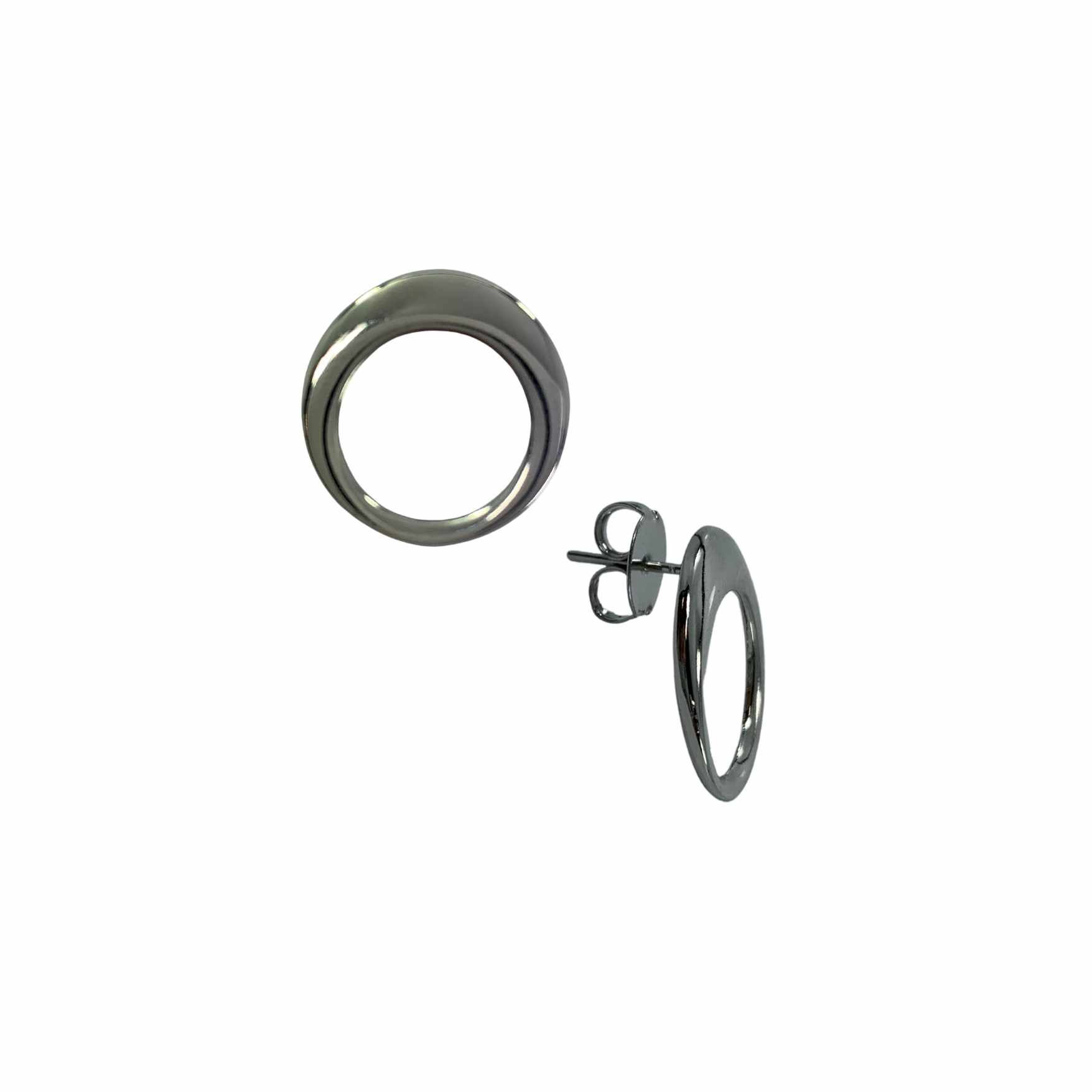 BASE PARA BRINCO OVAL NÍQUEL - PCT COM 6 PARES