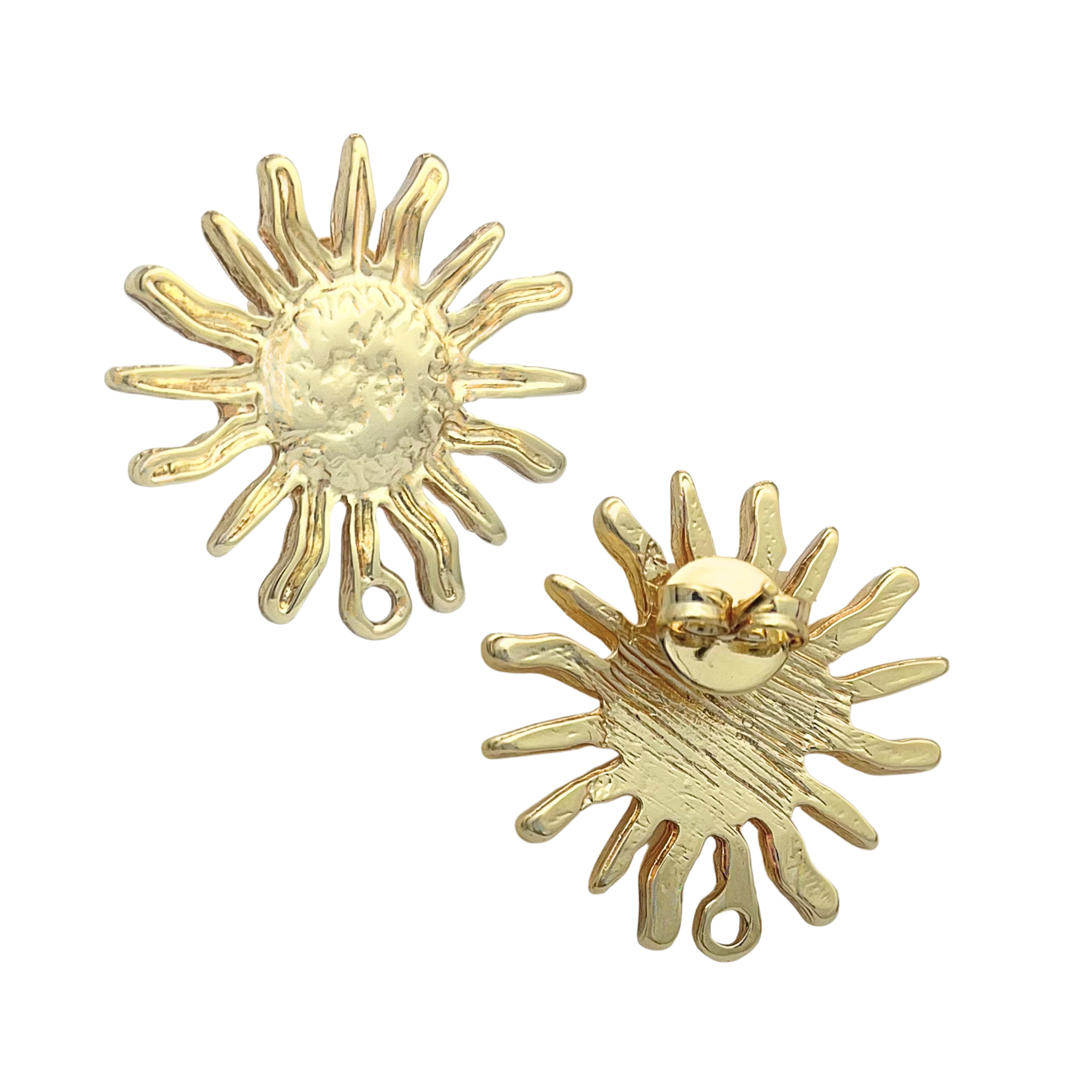 BASE DE BRINCO SOL TEXTURIZADO DOURADO - PCT COM 2