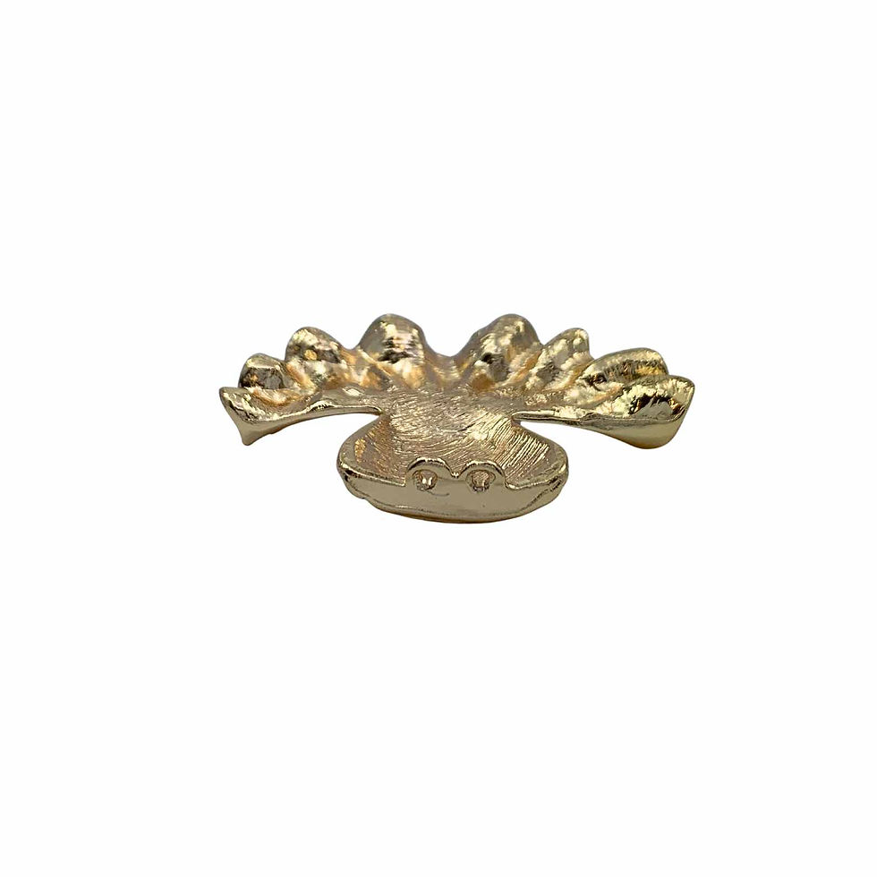 Miniatura: PINGENTE PEIXE DUAS PARTES DOURADO - PCT COM 1