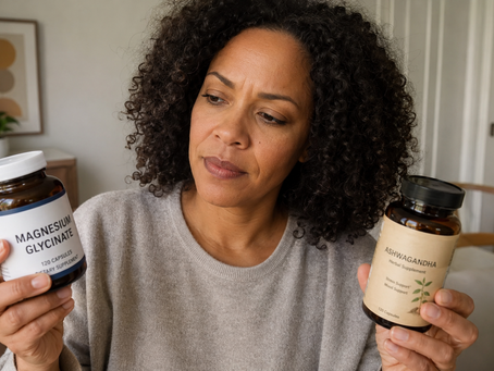 Magnesium Glycinate or Ashwagandha for Perimenopause Anxiety? A 43-Year-Old's Honest Test