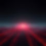 Abstract high-tech data visualization, minimalist red laser lines tracing a dark landscape