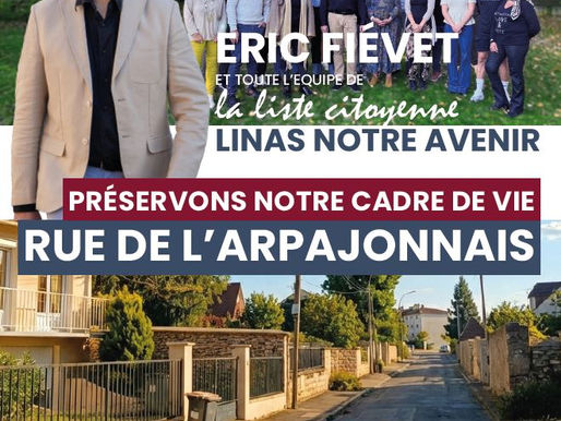 📰ℹ️ Bulletin d'information: Rue de  L'ARPAJONNAIS
