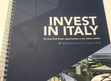 MIPIM 2019: Invest in Italy - Le migliori opportuntà di investimento nell'immobiliare in Italia