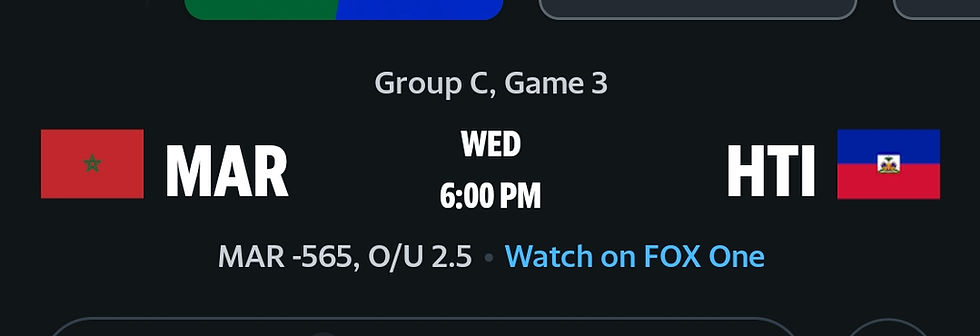 FIFA World Cup 2026 Watch Party - Morocco vs. Haiti | Group C