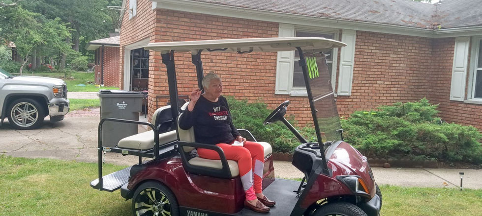 Pat Golf cart