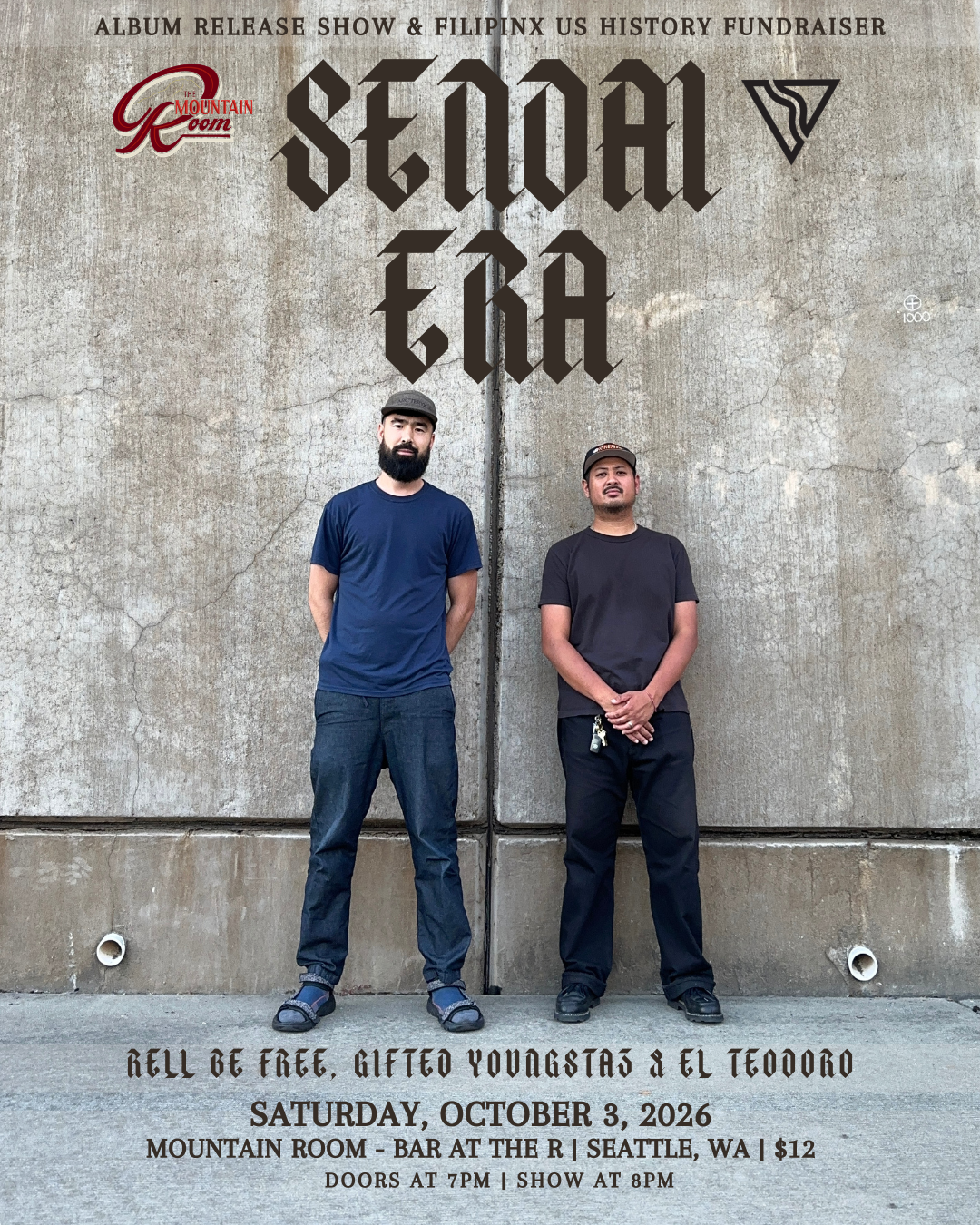 Sendai Era: Youngstaz, Rell Be Free, DJ El teodoro at The Mountain Room