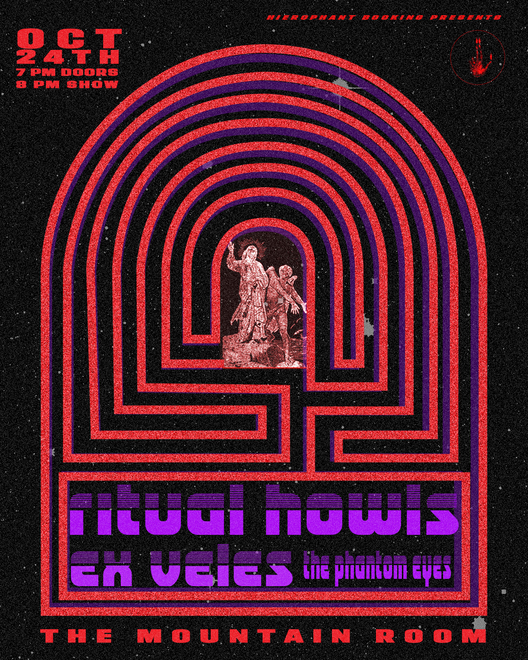Hierophant Bookings presents: Ritual Howls, Ex Veles, The Phantom Eyes at The Mountain Room