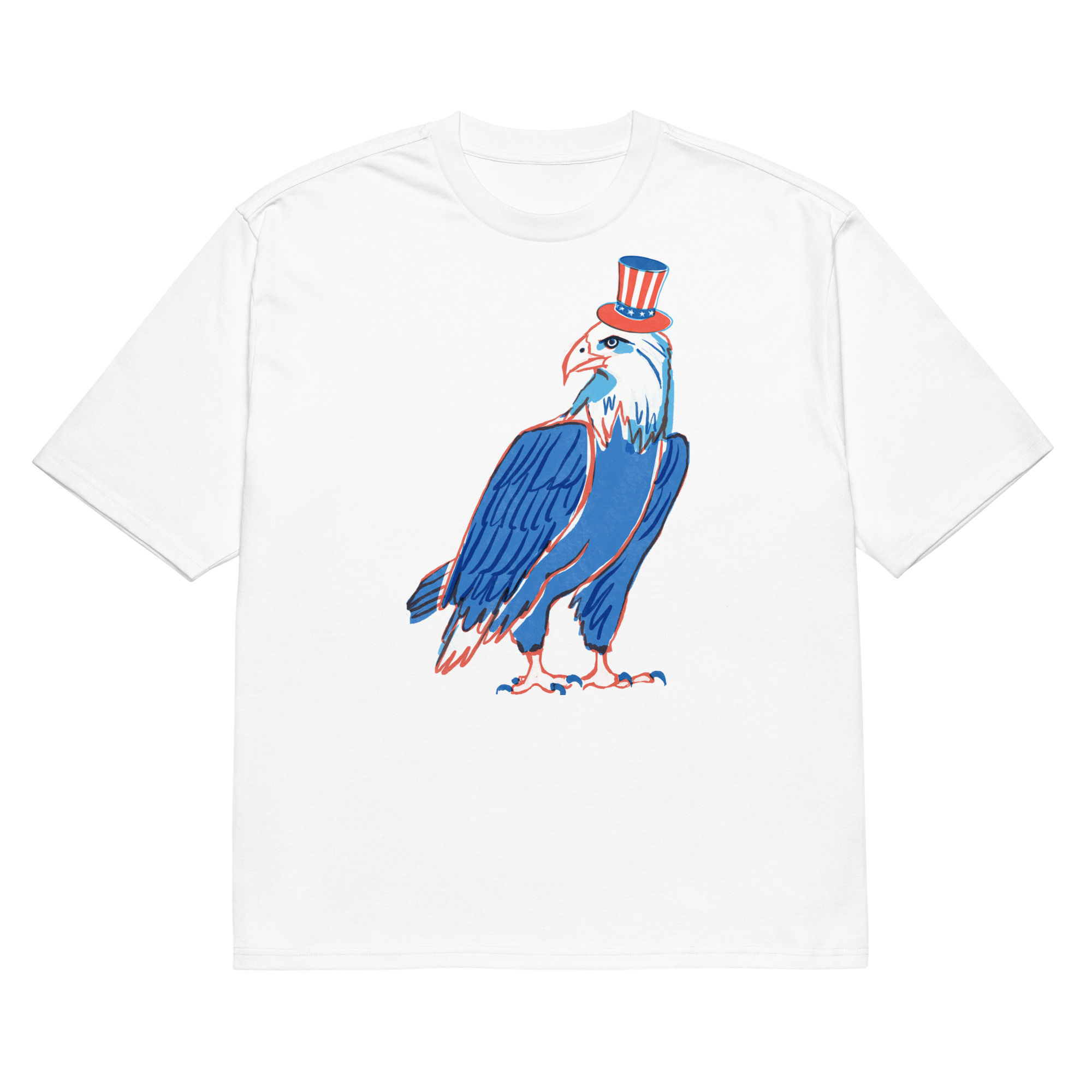 Patriot Eagle Oversized heavyweight t-shirt