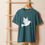 Thumbnail: Flying Dove Unisex organic ribbed neck t-shirt