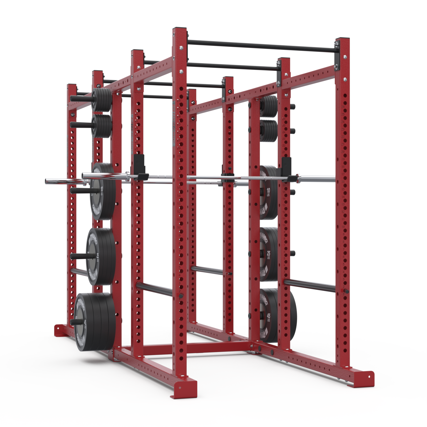 DOUBLE POWER RACK, SINGLE POST