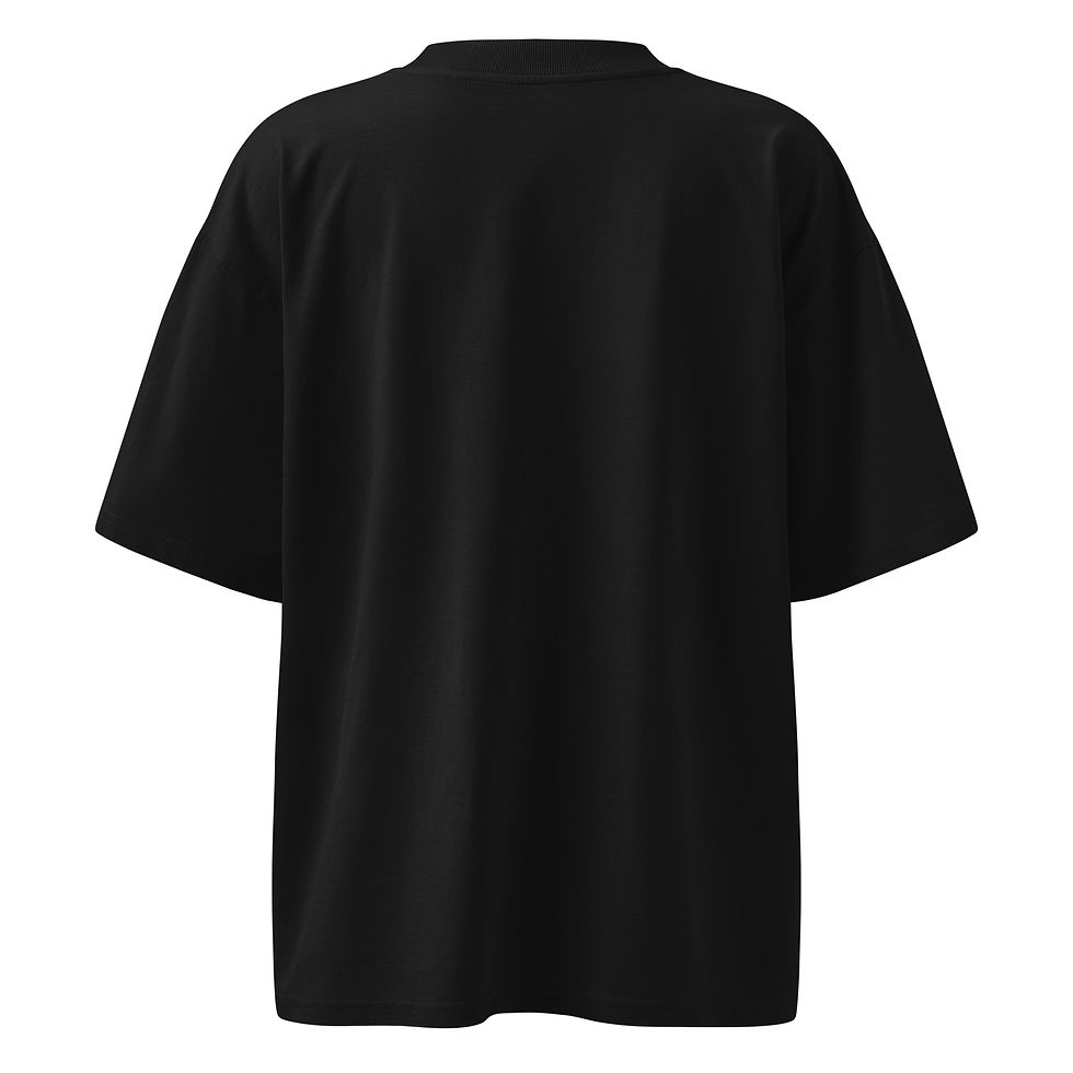 Thumbnail: HINENI - Here I Am! - Oversized high neck t-shirt