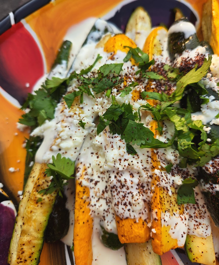 Elote-Style Grilled Zucchini