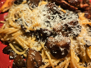 Mushroom Carbonara