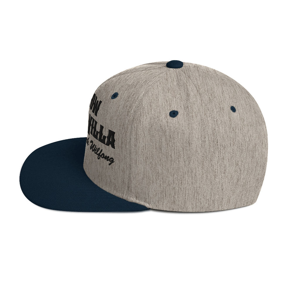 Thumbnail: I Know Pancho Villa Snapback Hat - Black Thread