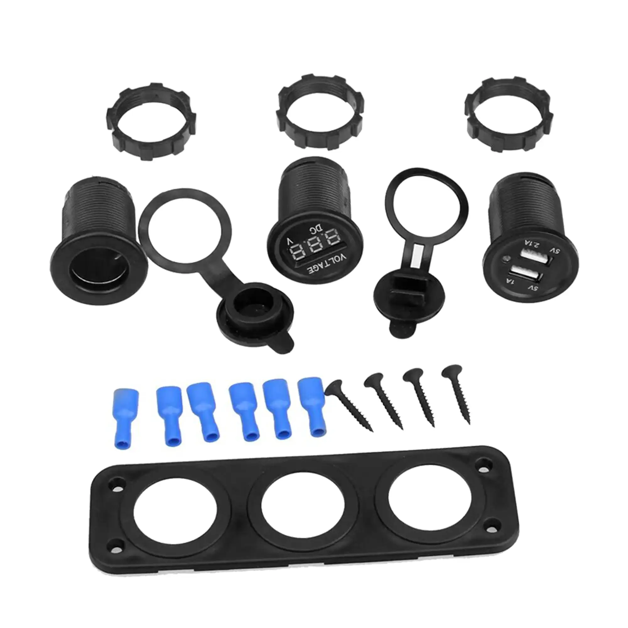 USB Lighter and Voltmeter Panel IGTuningMiami Car Accessories Wholesale