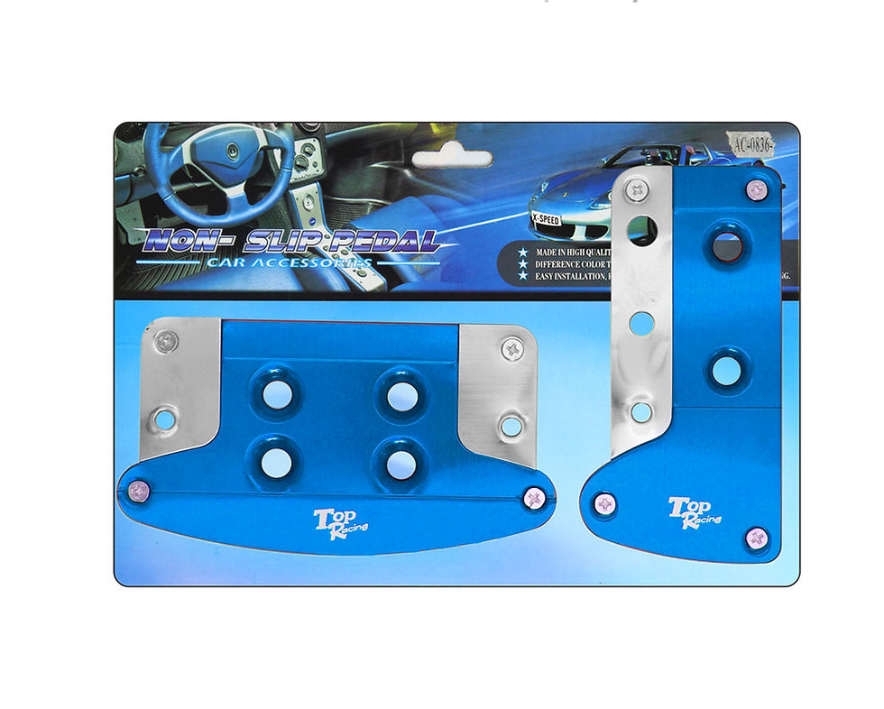 Automatic Pedal Set Blue 4 holes IGTuningMiami Car Accessories Wholesale
