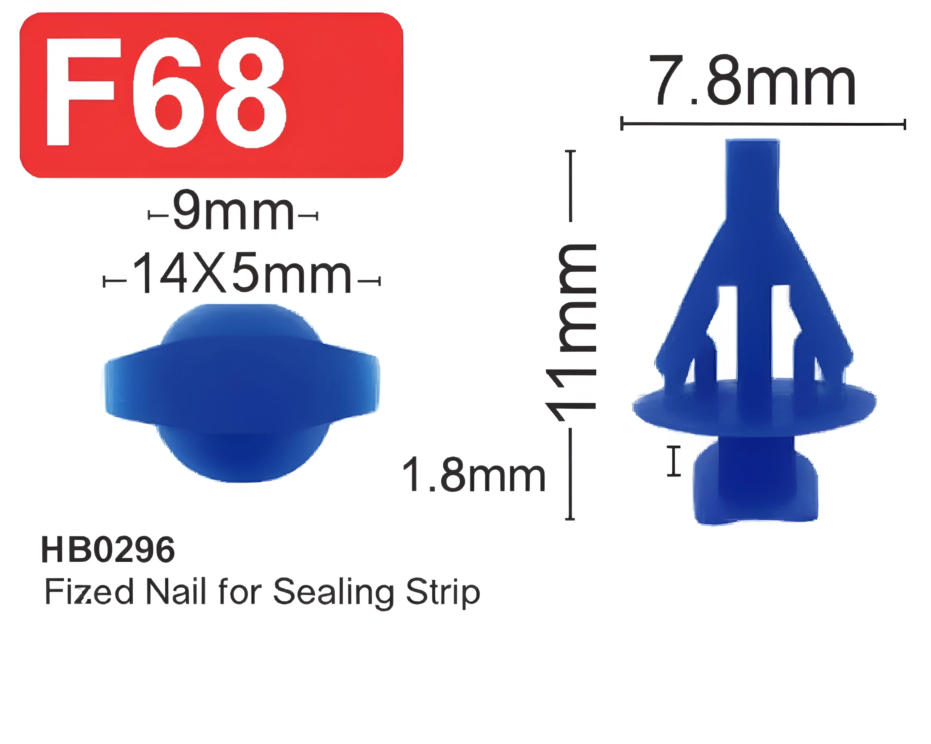 Car Body Clip F68 100 Pcs IGTuningMiami Car Accessories Wholesale automobile-archives-page-6-of-12-engineering-learn