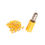 Thumbnail: Terminal Plug Male Round Yellow 100 pcs