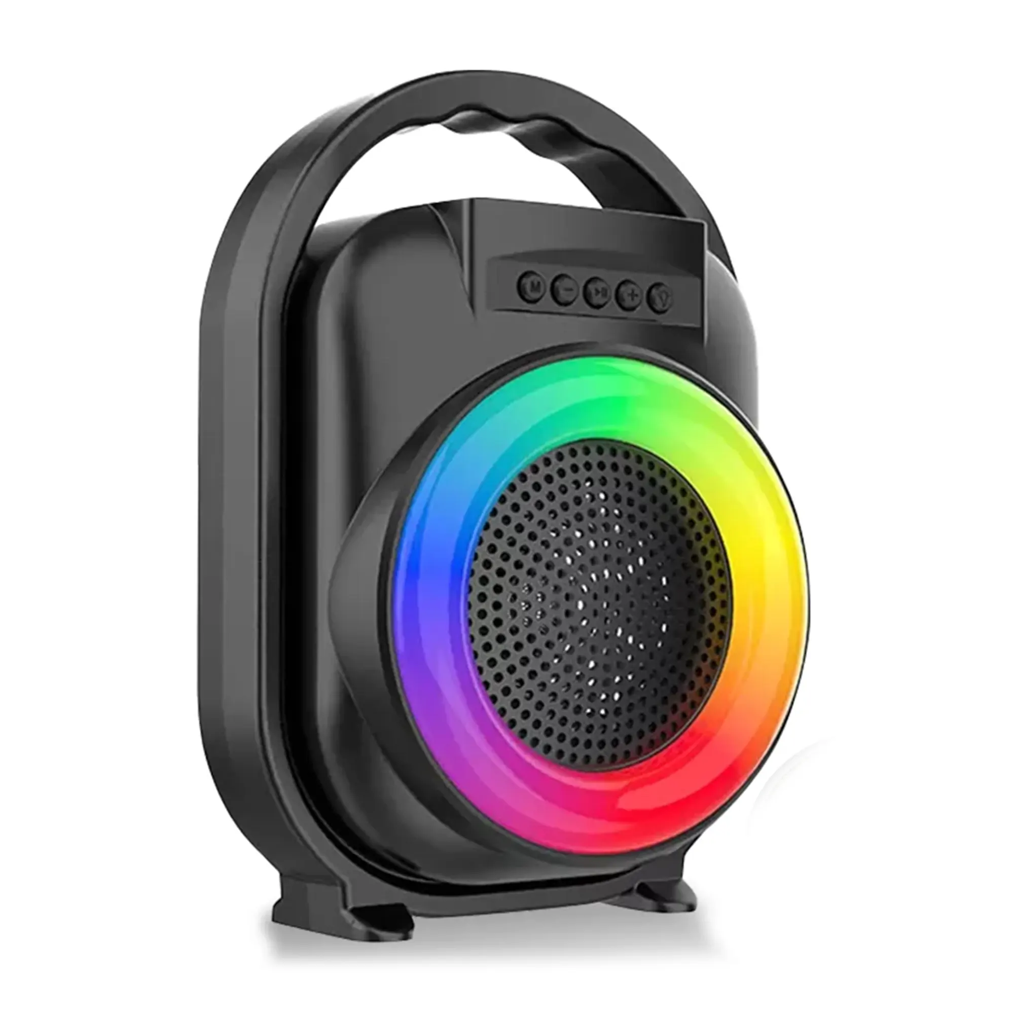 Port Speaker 8W 4 Inch Fm Bt Tf Usb Led Aux Remote Ig Tuning Miami